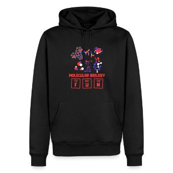 Biologie Biologe Moleküle Molekularbiologe - Männer Premium Bio Hoodie - Schwarz - Vorne - Nico (187cm)