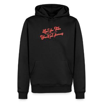 Tulpen Tulpen - Männer Premium Bio Hoodie - Schwarz - Vorne - Nico (187cm)