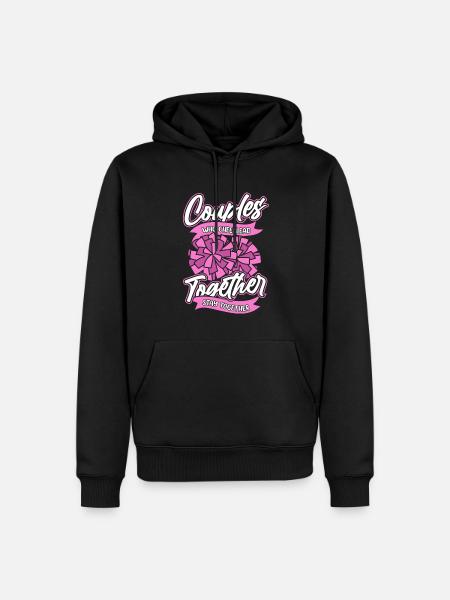 Cheerleader Cheerleading C - Männer Premium Bio Hoodie - Schwarz