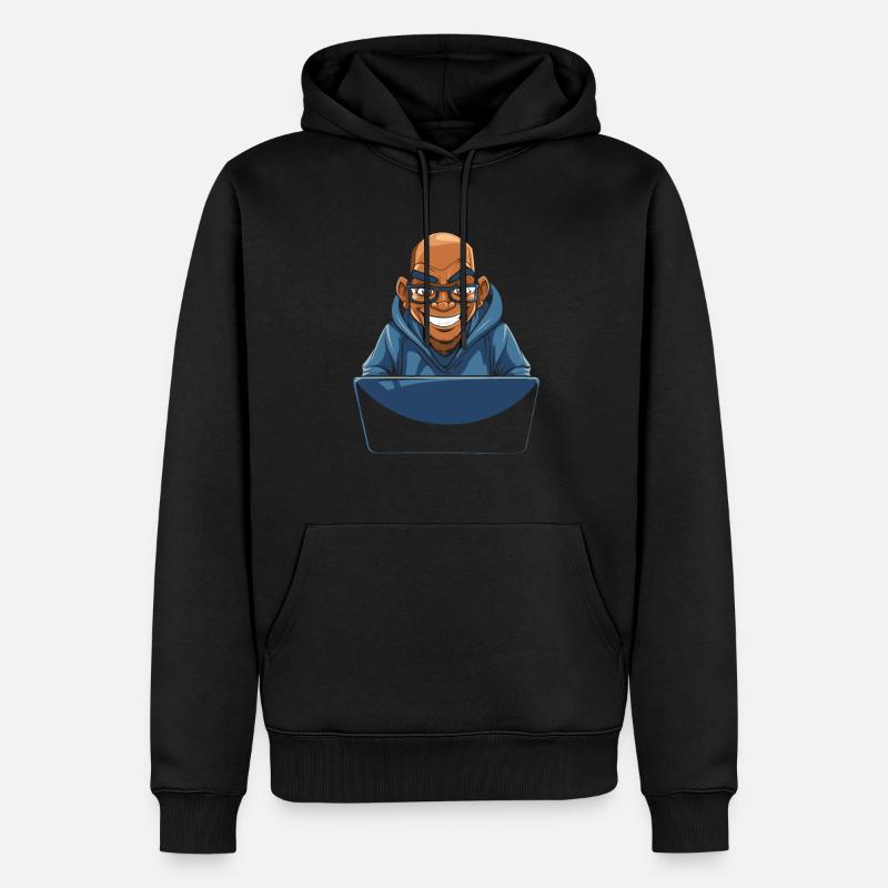 Web Entwickler Webdeveloper Cool - Männer Premium Bio Hoodie - Schwarz