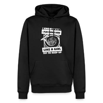 Horn player French Horn - Men’s Premium Organic Hoodie - black - Front - Nico (187cm)