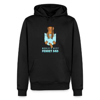 Frettchen Iltis Niedlich - Männer Premium Bio Hoodie - Schwarz - Vorne - Nico (187cm)