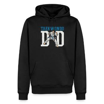 Taekwondo Vater Taekwondo Vater Taekwondo Dad - Männer Premium Bio Hoodie - Schwarz - Vorne - Nico (187cm)