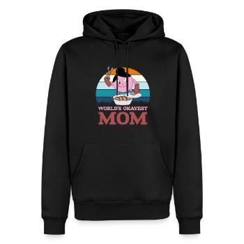 Mother's Day Mother Mom Mom - Men’s Premium Organic Hoodie - black - Front - Nico (187cm)