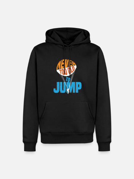 Skydiving Parachute Air Sports - Men’s Premium Organic Hoodie - black