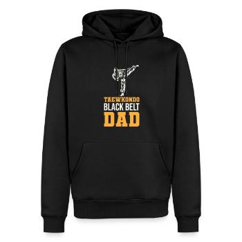 Taekwondo Vater Taekwondo Vater - Männer Premium Bio Hoodie - Schwarz - Vorne - Nico (187cm)