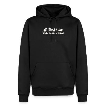 Yoga Niedlich Panda Macht Yoga - Männer Premium Bio Hoodie - Schwarz - Vorne - Nico (187cm)