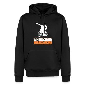 Breakdance Breakdancer Breakdance Fauteuil roulant - Sweat à capuche Premium bio Homme - noir - Devant - Nico (187cm)