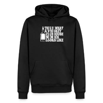 Whisky Whiskey - Männer Premium Bio Hoodie - Schwarz - Vorne - Nico (187cm)