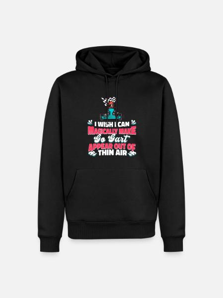 Go karting, karting, karting - Men’s Premium Organic Hoodie - black