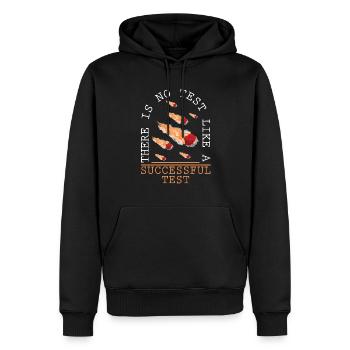 Détournement réussi des astroïdes dans l’espace spatial - Sweat à capuche Premium bio Homme - noir - Devant - Nico (187cm)
