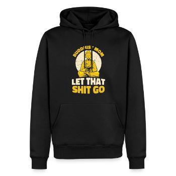 Buddha Buddhist Mutter - Männer Premium Bio Hoodie - Schwarz - Vorne - Nico (187cm)