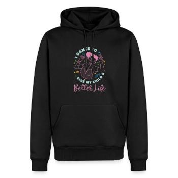 Mom Mutter Kind Tanz Mutter - Männer Premium Bio Hoodie - Schwarz - Vorne - Nico (187cm)