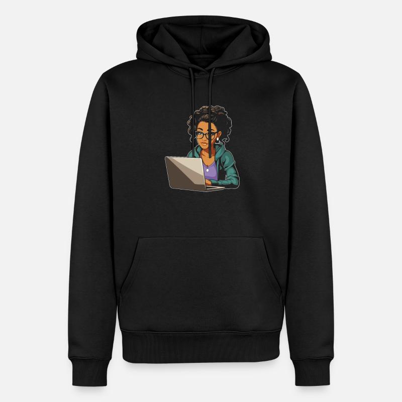 Data Science Data Analyst - Männer Premium Bio Hoodie - Schwarz