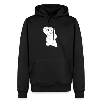 Frisbee Golf Disc Golf Wear - Sweat à capuche Premium bio Homme - noir - Devant - Nico (187cm)