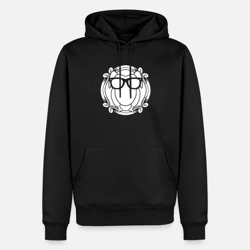 Verres de Thanksgiving - Sweat à capuche Premium bio Homme - noir