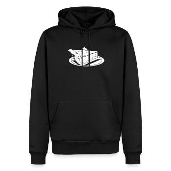 Gâteau de Thanksgiving - Sweat à capuche Premium bio Homme - noir - Devant - Nico (187cm)