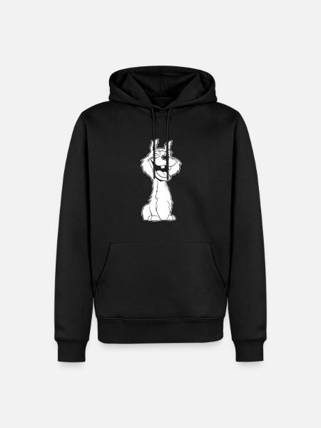 Llama Llama Smile - Men’s Premium Organic Hoodie - black