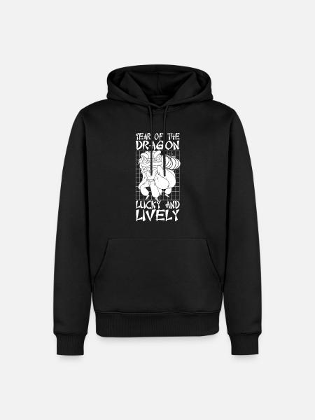Year of the Dragon 2024 - Men’s Premium Organic Hoodie - black
