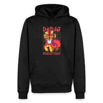 Jahr Des Drachen 2024 - Männer Premium Bio Hoodie - Schwarz - Vorne - Nico (187cm)