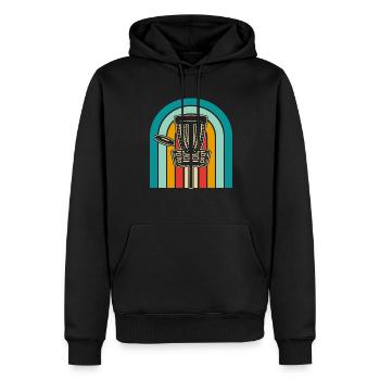 Frisbee Golf Disc Golf - Männer Premium Bio Hoodie - Schwarz - Vorne - Nico (187cm)