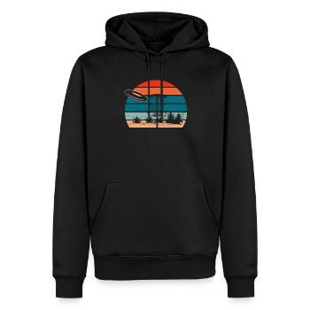 Frisbee Golf Disc Golf - Männer Premium Bio Hoodie - Schwarz - Vorne - Nico (187cm)