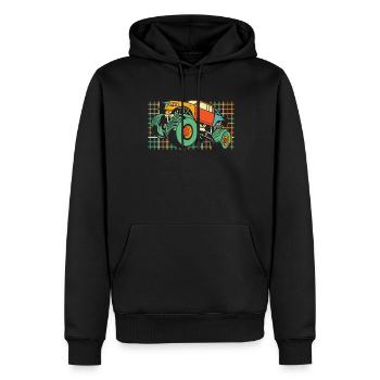 Monster Truck - Männer Premium Bio Hoodie - Schwarz - Vorne - Nico (187cm)