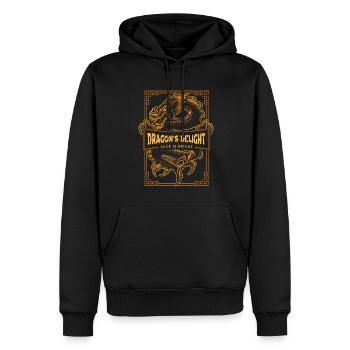 Jahr Des Drachen 2024 - Männer Premium Bio Hoodie - Schwarz - Vorne - Nico (187cm)