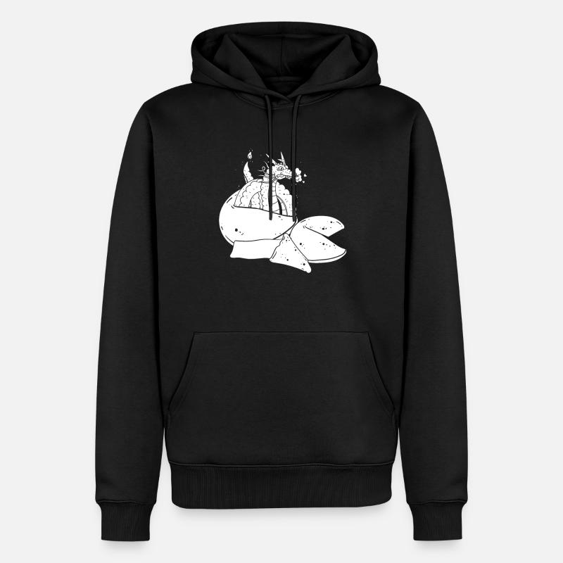 Année du Dragon 2024 - Sweat à capuche Premium bio Homme - noir