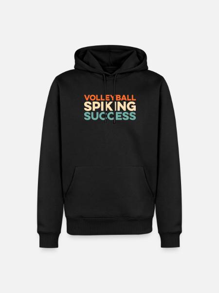 Volleyball Volleyballer - Men’s Premium Organic Hoodie - black