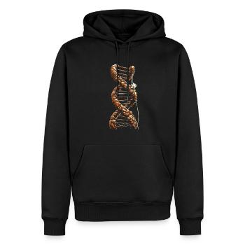 Klettern Kletterer Its In My Dna - Männer Premium Bio Hoodie - Schwarz - Vorne - Nico (187cm)