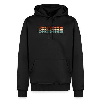 Fotograf Fotografie Kamera Capture The Moment - Männer Premium Bio Hoodie - Schwarz - Vorne - Nico (187cm)