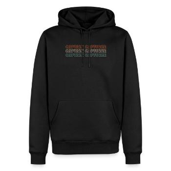 Fotograf Fotografie Kamera Capture The Moment - Männer Premium Bio Hoodie - Schwarz - Vorne - Nico (187cm)