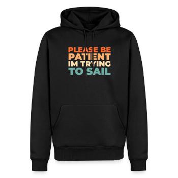 Segeln Segler Segelboot Navigation - Männer Premium Bio Hoodie - Schwarz - Vorne - Nico (187cm)