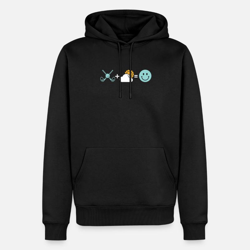 Golf Golfeurs Golfeurs - Sweat à capuche Premium bio Homme - noir