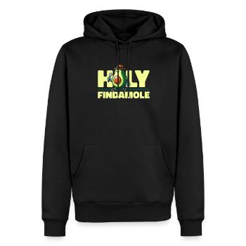 Médecin légiste Avocat Holy Findamole - Sweat à capuche Premium bio Homme - noir - Devant - Nico (187cm)