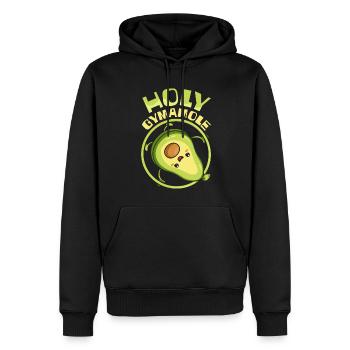 Rsg Gymnastique Gymnastique Avocat Holy Gymamole - Sweat à capuche Premium bio Homme - noir - Devant - Nico (187cm)