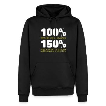 Wasserball Wasserballer - Männer Premium Bio Hoodie - Schwarz - Vorne - Nico (187cm)