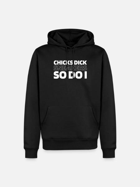 Baskets - Sweat à capuche Premium bio Homme - noir