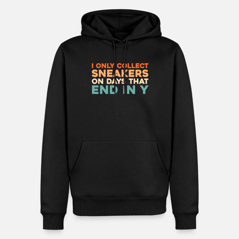 Baskets - Sweat à capuche Premium bio Homme - noir