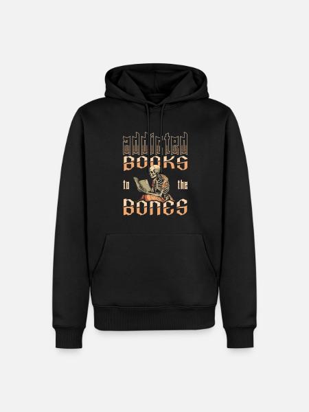 Book Bookworm Bookworm - Men’s Premium Organic Hoodie - black