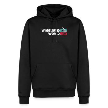 Windsurfen Windsurfer Windsurfing On World Off - Men’s Premium Organic Hoodie - black - Front - Nico (187cm)