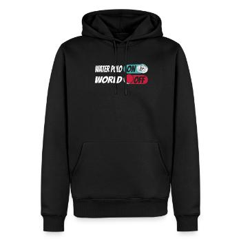 Wasserball Wasserballer Water Polo On World Off - Männer Premium Bio Hoodie - Schwarz - Vorne - Nico (187cm)