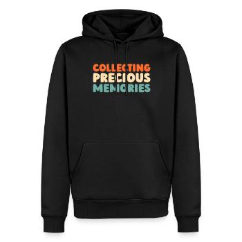 Alzheimer Soutien à la maladie d’Alzheimer - Sweat à capuche Premium bio Homme - noir - Devant - Nico (187cm)