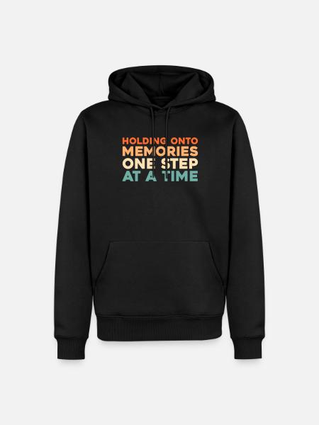 Alzheimer's Alzheimer's Support - Men’s Premium Organic Hoodie - black