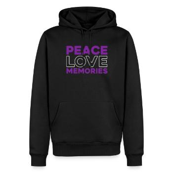 Alzheimer Alzheimers Sunflower - Männer Premium Bio Hoodie - Schwarz - Vorne - Nico (187cm)