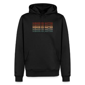 Alzheimer's Memories Matter - Men’s Premium Organic Hoodie - black - Front - Nico (187cm)