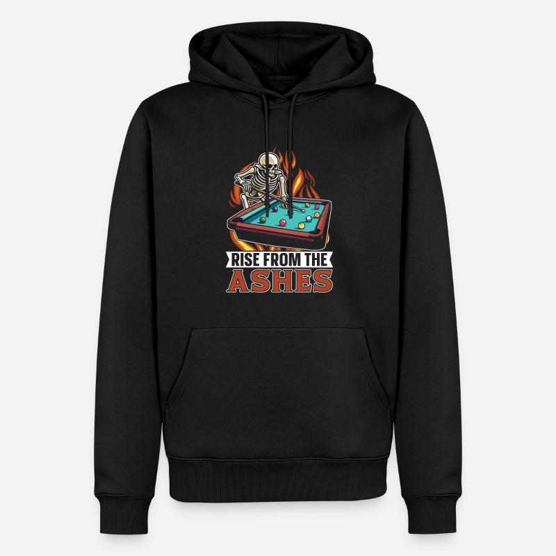 Billard - Männer Premium Bio Hoodie - Schwarz
