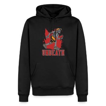 Frisbee Golf Disc Golf Undeath - Men’s Premium Organic Hoodie - black - Front - Nico (187cm)