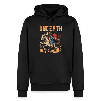 Course de barils Western Équitation Squelette de course de barils - Sweat à capuche Premium bio Homme - noir - Devant - Nico (187cm)